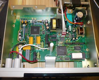 Inside of the multimeter